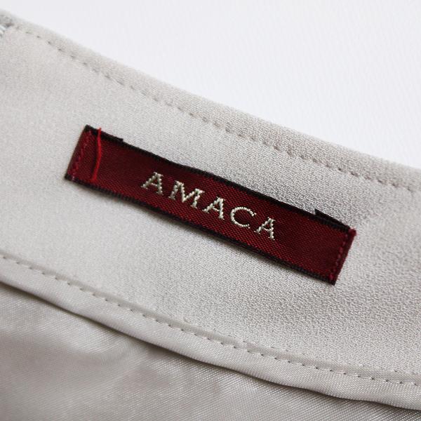 スプリングセール 三陽商会 Amaca アマカ ハーフスリーブ プリーツ ワンピース 38 ライトグレー系 フレア 半袖 ブランド古着 買取販売 Tresor 通販 Yahoo ショッピング