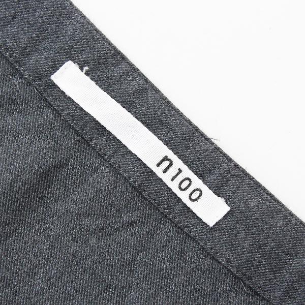 N100 エヌワンハンドレッド コットン シルクリボン ノースリーブ ワンピース グレー ロング フレア プルオーバー ブランド古着 買取販売 Tresor 通販 Yahoo ショッピング