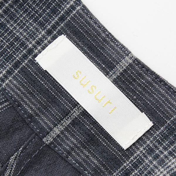 サマーセール 美品 定価4 1万 Susuri ススリ 19 7 ポポロワンピース 1 グレー チェック ドレス コットン ブランド古着 買取販売 Tresor 通販 Yahoo ショッピング