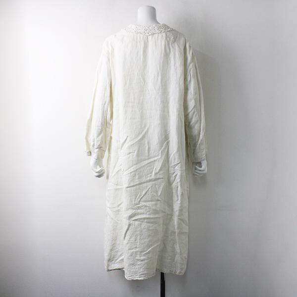 サマーセール 17ss Nest Robe ネストローブ レース襟 リネン ワンピース F オフホワイト ブランド古着 買取販売 Tresor 通販 Yahoo ショッピング
