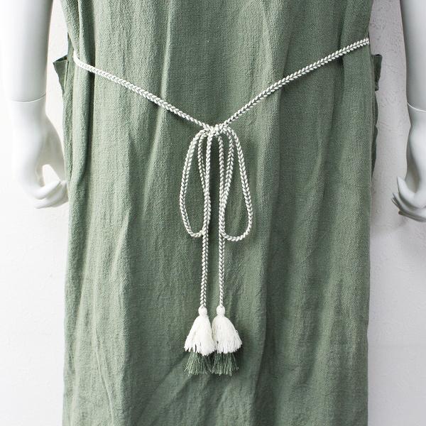 オータムセール 美品 大きいサイズ As Know As Olaca アズノゥアズ オオラカ レーヨン リネン シャツワンピース 15 グリーン ブランド古着 買取販売 Tresor 通販 Yahoo ショッピング