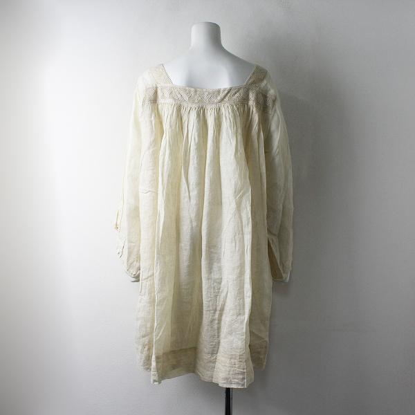 サマーセール】未使用品 定価5万 TOUJOURS トゥジュー リネン レース