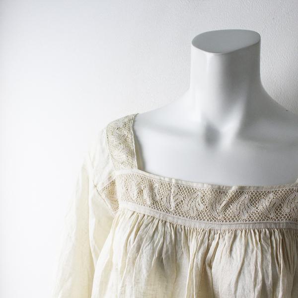 サマーセール】未使用品 定価5万 TOUJOURS トゥジュー リネン レース