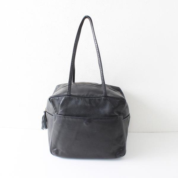 Danser ダンサー カレバッグ タッセル レザー トートバッグ ブラック ボストンバッグ ブランド古着 買取販売 Tresor 通販 Yahoo ショッピング