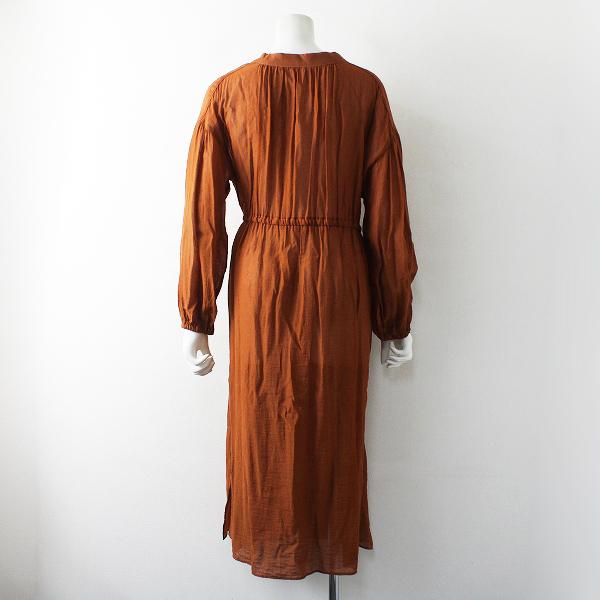 Lowrys Farm ローリーズファーム レーヨン ナイロン スキッパー シースルーシャツ ワンピース M テラコッタ ブランド古着 買取販売 Tresor 通販 Yahoo ショッピング