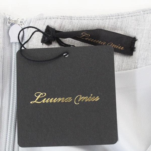 未使用 美品 ナチュラン フォーマル Luuna Miu ルウナミウ Web限定カラー バックル付きワンピース グレー ブランド古着 買取販売 Tresor 通販 Yahoo ショッピング