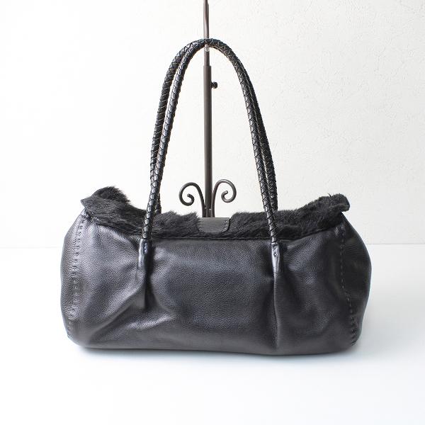 エンリーベグリンHENRY BEGUELINオミノハンドボストントートバッグ黒