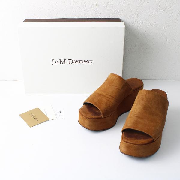 J&M DAVIDSON スエードサンダル37