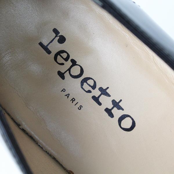 【毎日値下げセール】repetto レペット NICOL エナメル レースアップ パンプス 38.5/ブラック 24.3cm【2400012796027】｜tresorstore｜08