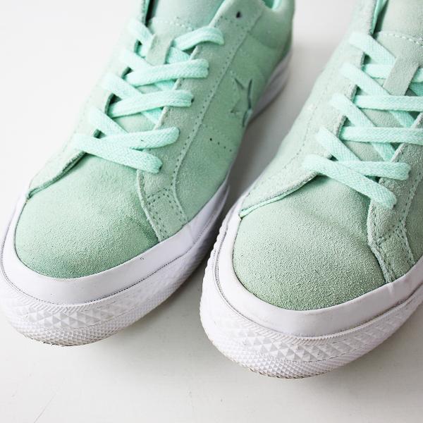 【毎日値下げセール】CONVERSE コンバース 158483C ONE STAR ワンスター スエードレザーシューズ ローカット 24cm/Mint Foam【2400012819962】｜tresorstore｜02