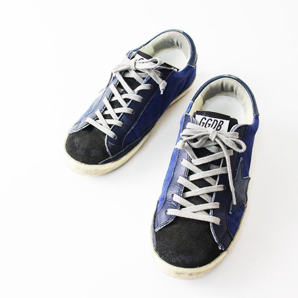 GOLDEN GOOSE ゴールデングース SUPERSTAR スニーカー 36/ブルー  