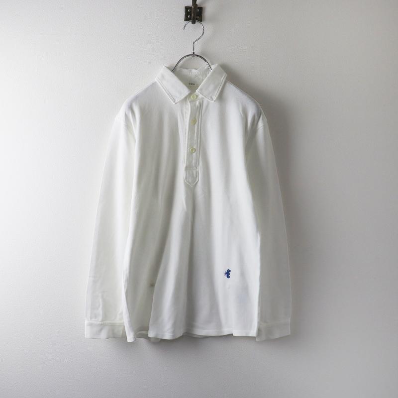 45rpm - 2023SS フォーティーファイブール 45R 45rpm スーピマカノコの908ローファーボタンダウンポロ 2/ホワイト トップス【2400013521673】 スプリングセール】2023SS フォーティーファイブール 45R 45rpm