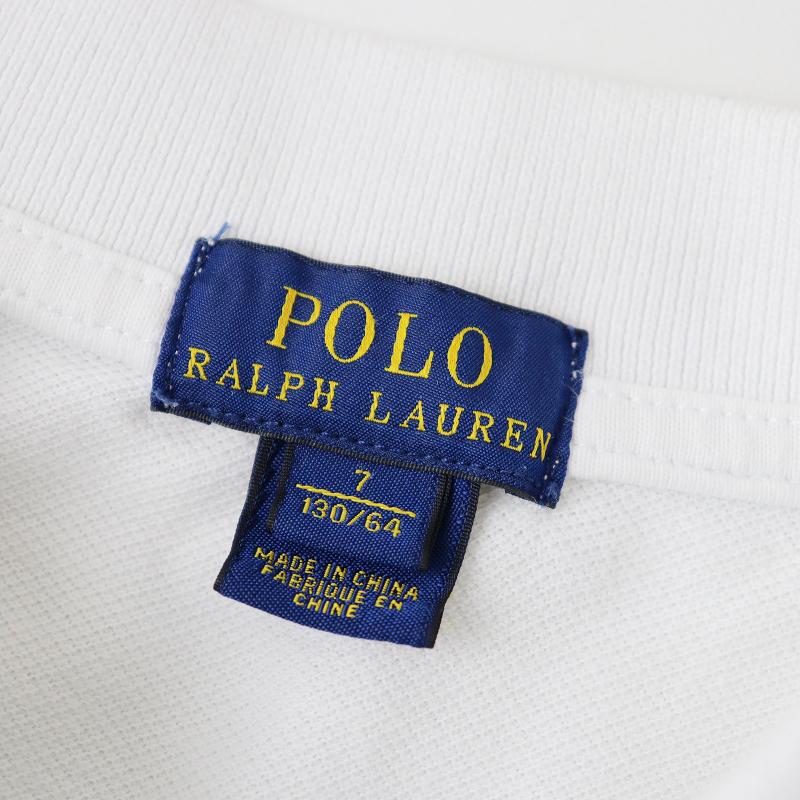 【スプリングセール】ポロラルフローレン POLO RALPH LAUREN デカロゴ刺繍 ポロシャツ 7/ホワイト トップス ブラウス 半袖【2400013628891】｜tresorstore｜07