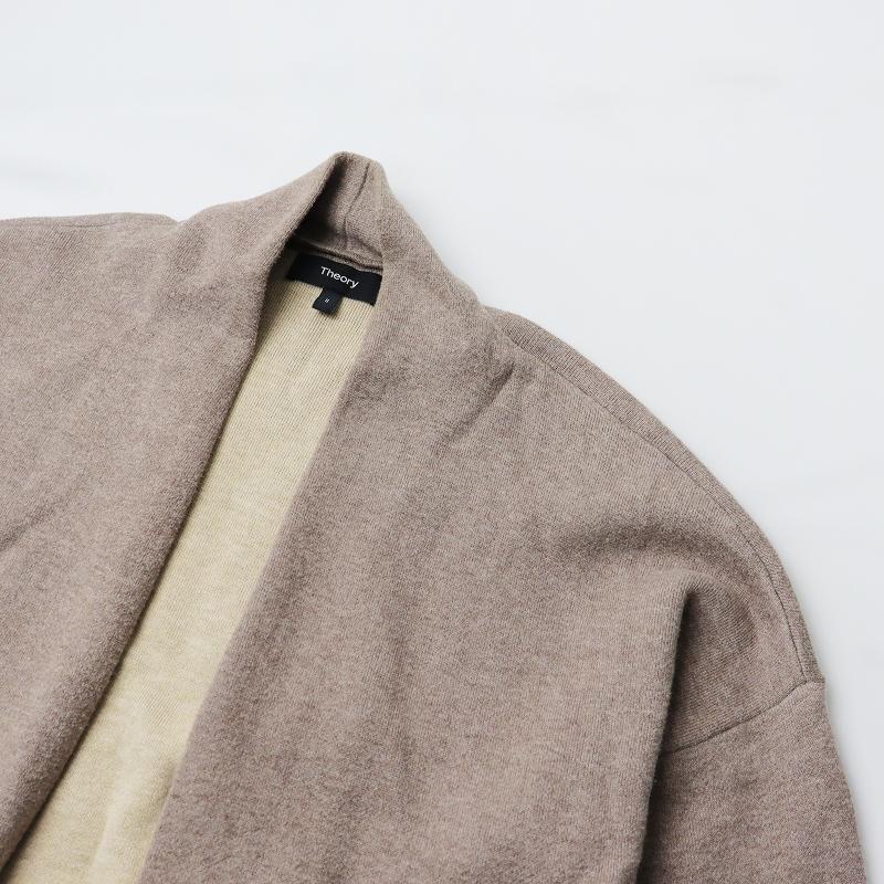 極美品 Theory セオリー Vネック スリット カーディガン theory luxe