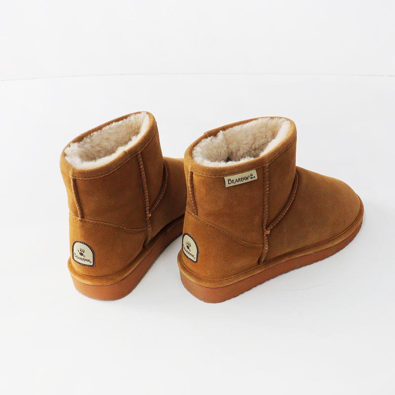 ベアパウ BEARPAW DEMI ショート ムートンブーツ 26/キャメル 靴【2400013672979】｜tresorstore｜03