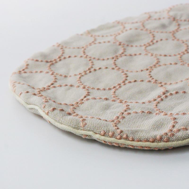 ミナペルホネン mina perhonen tambourine 刺繍 エッグバッグ/ベージュ egg bag 鞄【2400013769884】｜tresorstore｜04