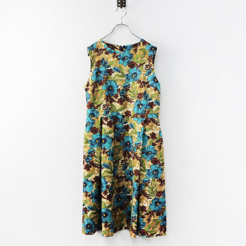 ロイスクレヨン Lois CRAYON フラワープリント ノースリーブ  