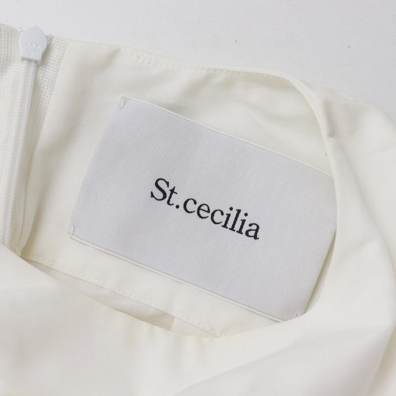 セントセシリア St.cecilia シェルブラウス/ホワイト シャツ フリル プルオーバー トップス【2400013796088】｜tresorstore｜08