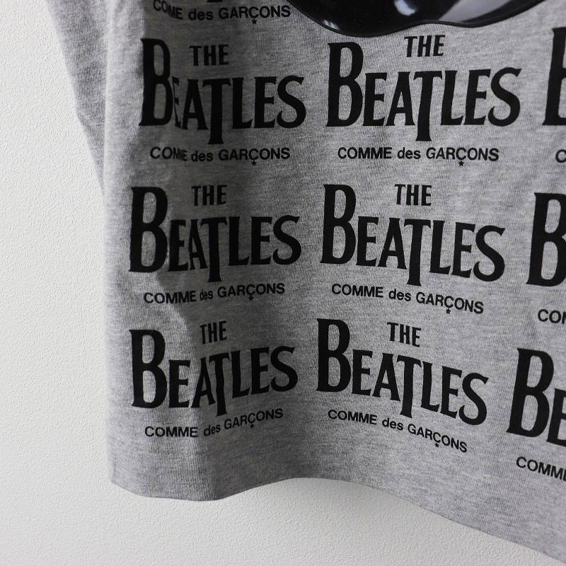 AD2017 ビートルズ × コムデギャルソン The Beatles x Comme des Garcons ラバープリントTシャツ M/グレー カットソー【2400013838627】｜tresorstore｜04