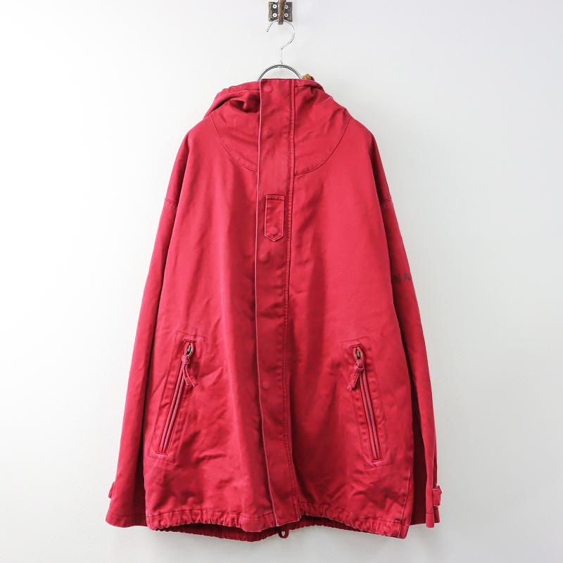 ビッグサイズ 90s ノーティカ NAUTICA コットンダック マウンテンパーカー L/レッド サンプリングモデル ストリート【2400013861915】 スプリングセール】ビッグサイズ 90s ノーティカ NAUTICA コットン