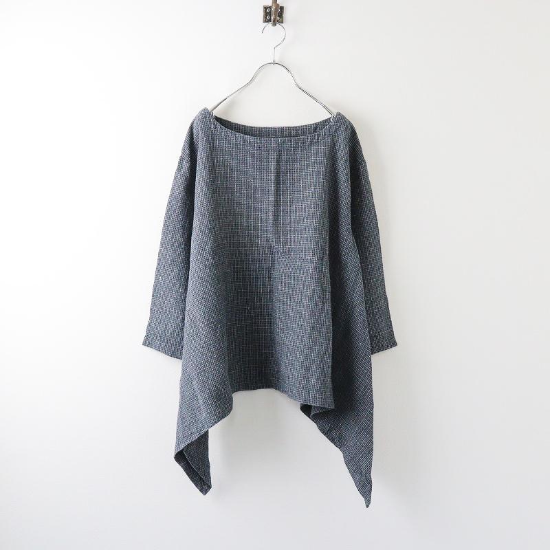 スプリングセール】ネストローブ nest Robe リネン チェック プル 