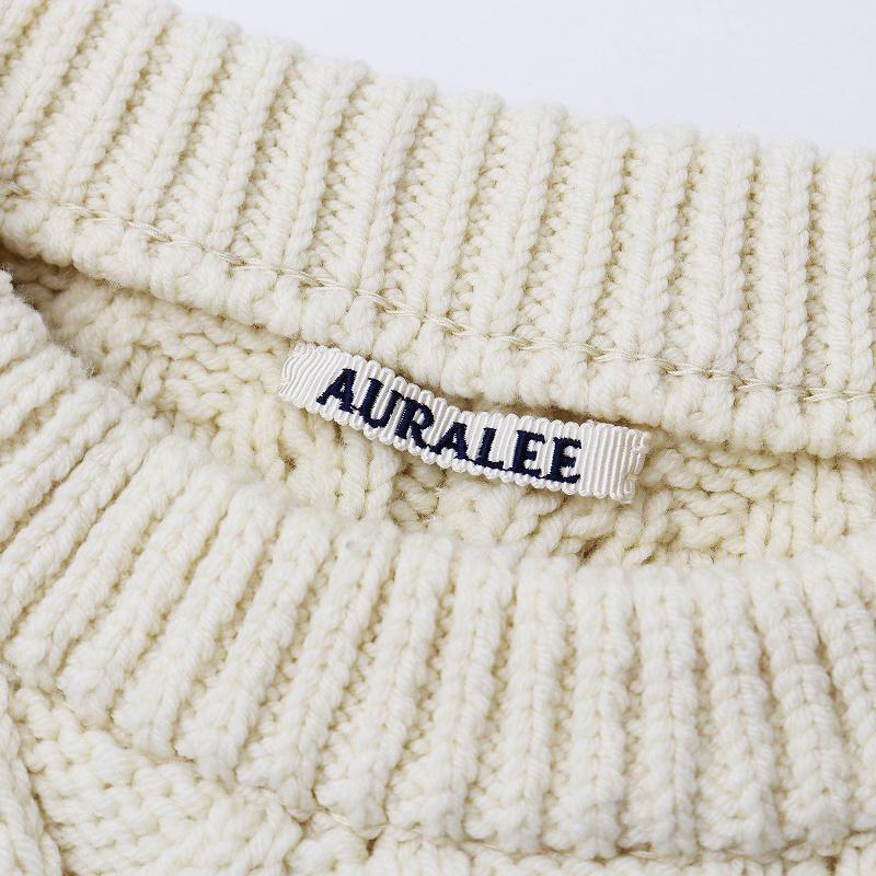 スプリングセール】オーラリー AURALEE HARD TWIST MERINO ARAN スプリングセール】オーラリー AURALEE HARD TWIST MERINO ARAN