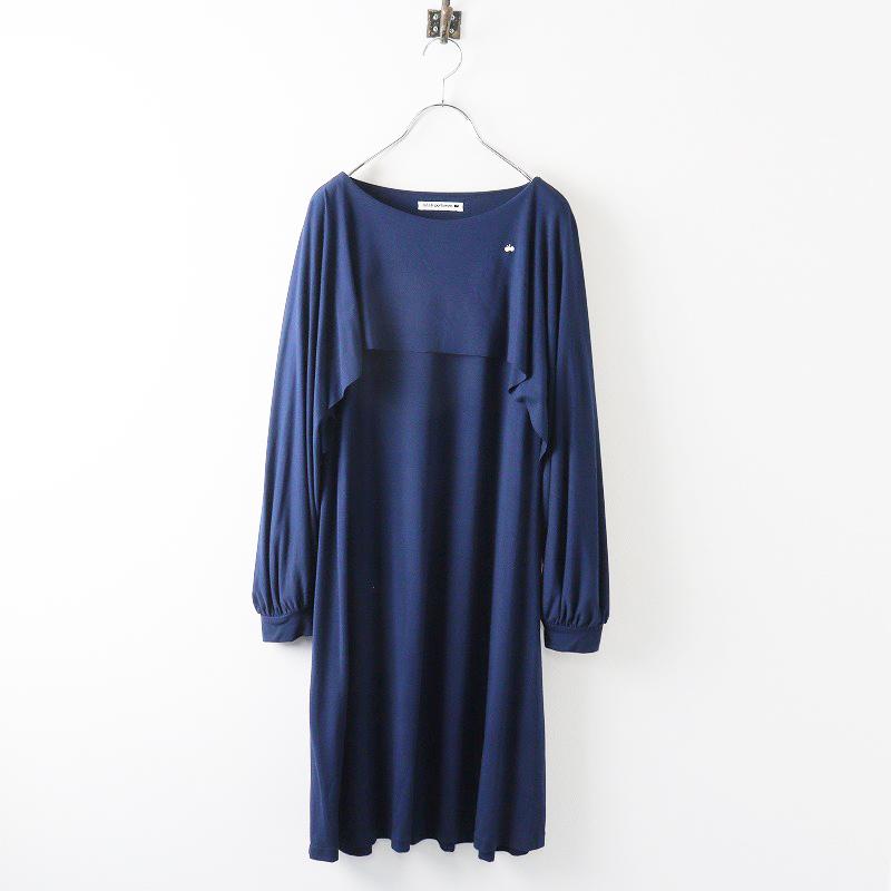 ミナペルホネン mina perhonen earth palette ロゴ刺繍ワンピース 38  