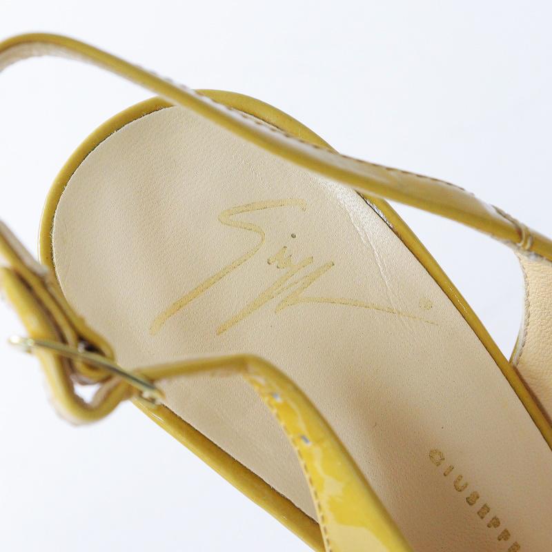 GIUSEPPE ZANOTTI ジュゼッペザノッティ SHARON エナメルパンプス 36.5 