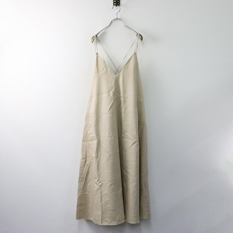 2023SS スピックアンドスパン Spick & Span リネンキャミワンピース 36  