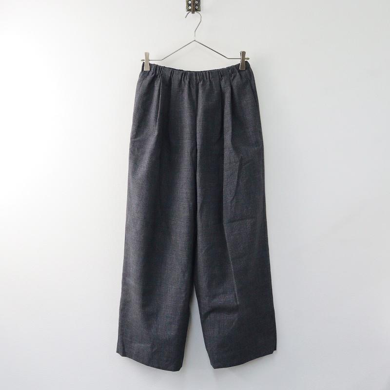 美品 2023AW エンフォルド ENFOLD STRAIGHT-WIDE PANTS 38  