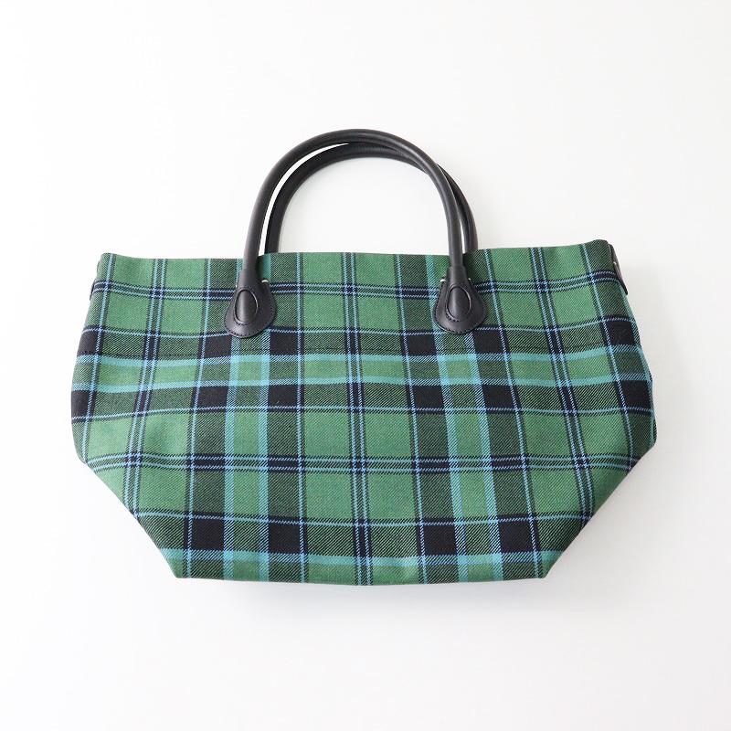 極美品 アヴァケーション A VACATION VAST TOTEBAG タータンチェック  