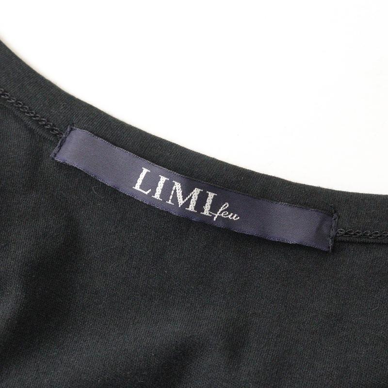LIMI few リミフゥ ブラック 肩あき ロンTヨージヤマモト LIMI few リミフゥ ブラック 肩あき ロンTヨージヤマモト リミ