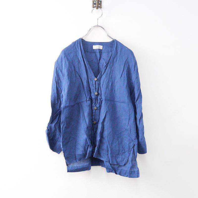 アトリエナルセ atelier naruse linen shirt cardigan リネンシャツ  