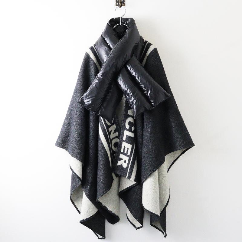 美品 JPタグ モンクレール MONCLER マンテラ MANTELLA ダウンマフラー 