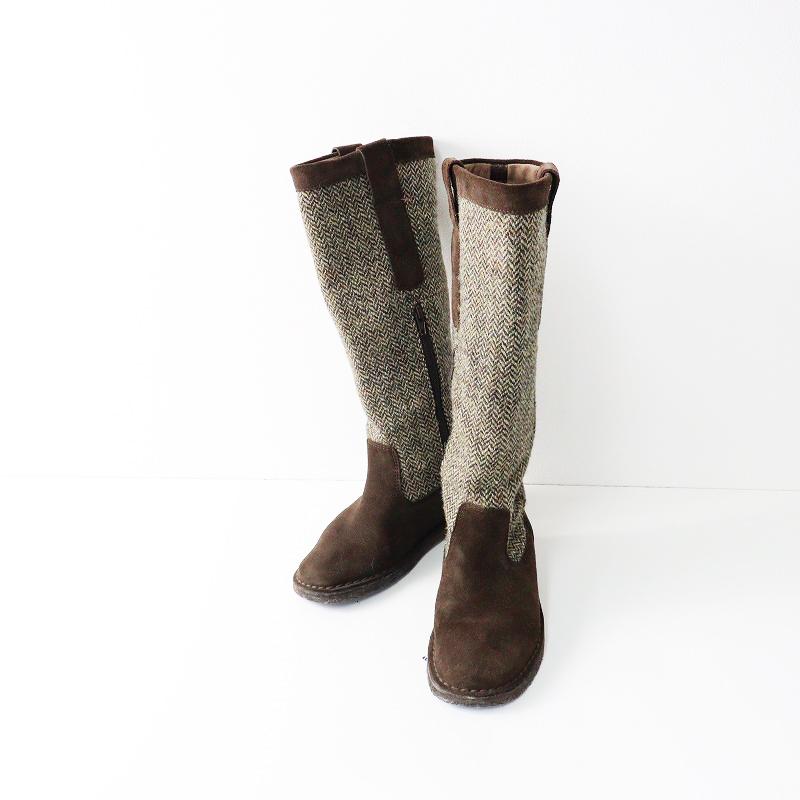 限定！Clarks originals × Harris Tweed ブーツ