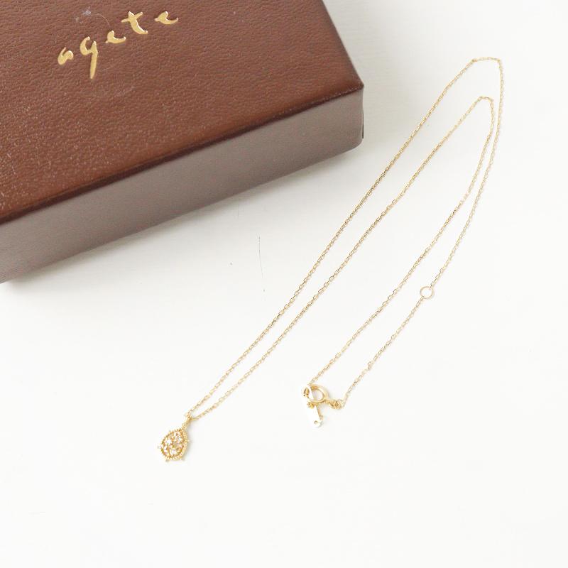 美品 限定品 2022AW アガット agete WinterLimited K10  