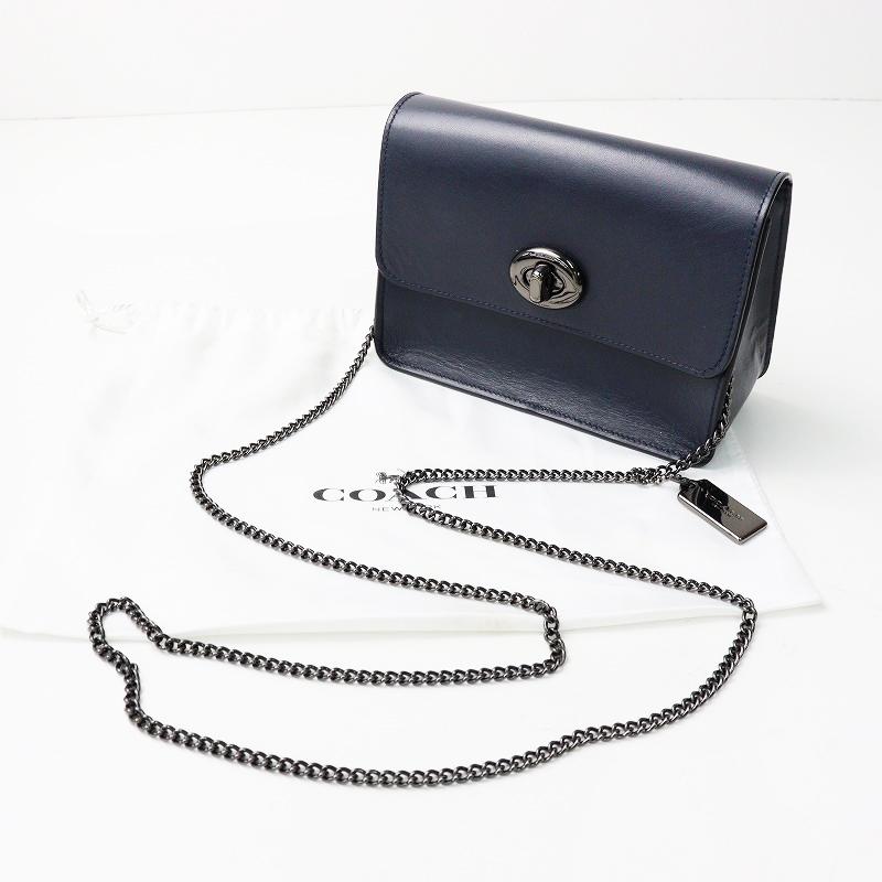 コーチ COACH バワリー ショルダーバッグ 57714/ダークネイビー レザー 