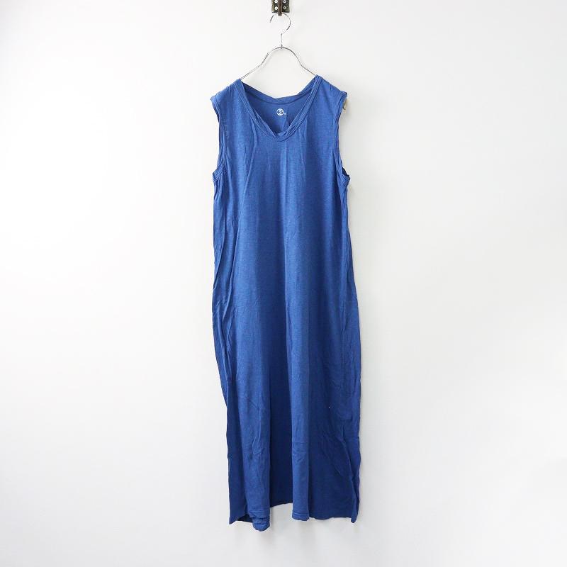 BADOU,R 45rpm 美品！裏起毛インディゴスウェットワンピ 0 45R 45r