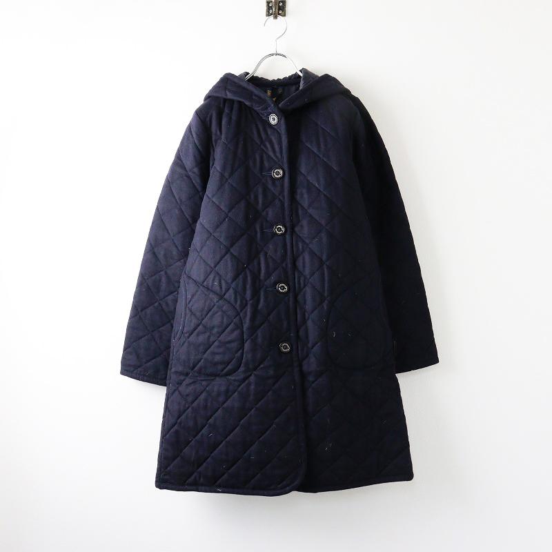 ラベンハムキルティングコートウールフード付きサイズ40 