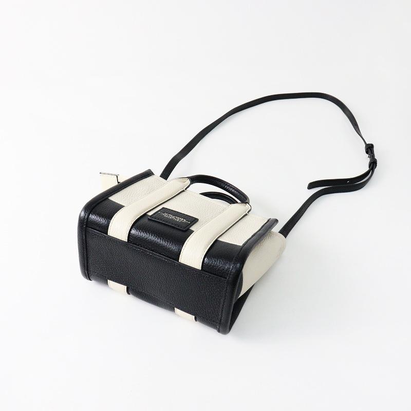 美品 マークジェイコブス MARC JACOBS THE COLOR BLOCK LEATHER CROSSBODY MINI TOTE BAG ミニ トートバッグ【2400014089134】 スプリングセール】美品 マークジェイコブス MARC JACOBS THE COLOR