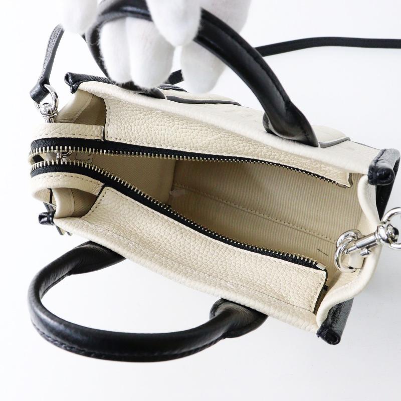 美品 マークジェイコブス MARC JACOBS THE COLOR BLOCK LEATHER CROSSBODY MINI TOTE BAG ミニ トートバッグ【2400014089134】 スプリングセール】美品 マークジェイコブス MARC JACOBS THE COLOR