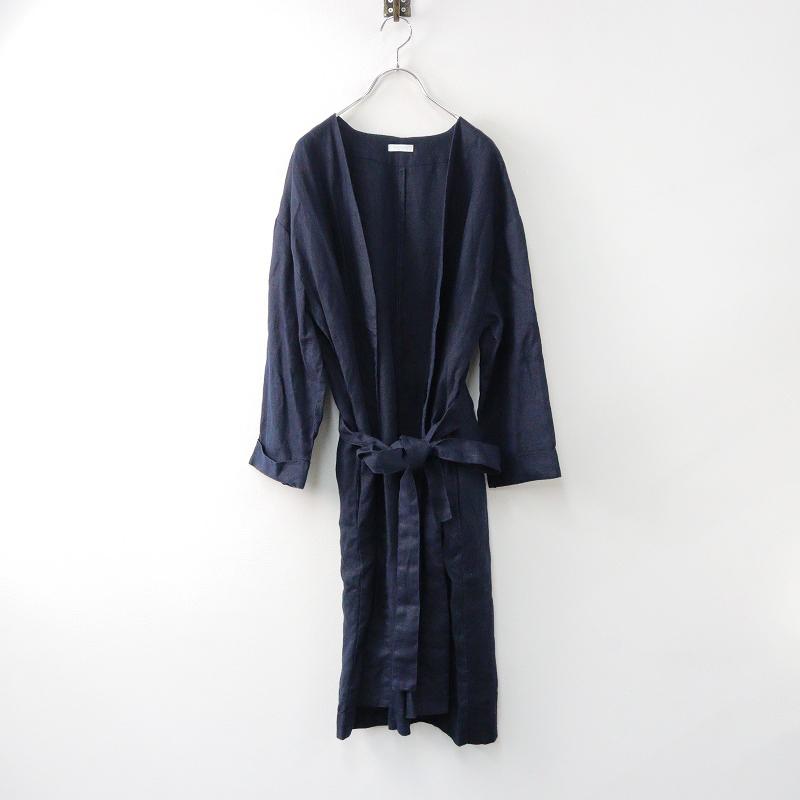 フォグリネンワーク fog linen work 前開き ロングカーディガン 