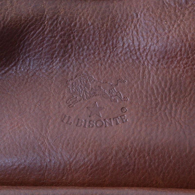 IL BISONTE イタリア製 イルビゾンテ 三日月型 レザー切替ショルダー  