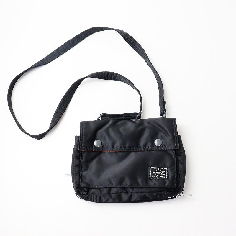 極美品 ポーター PORTER TANKER タンカー ミニショルダーバッグ 