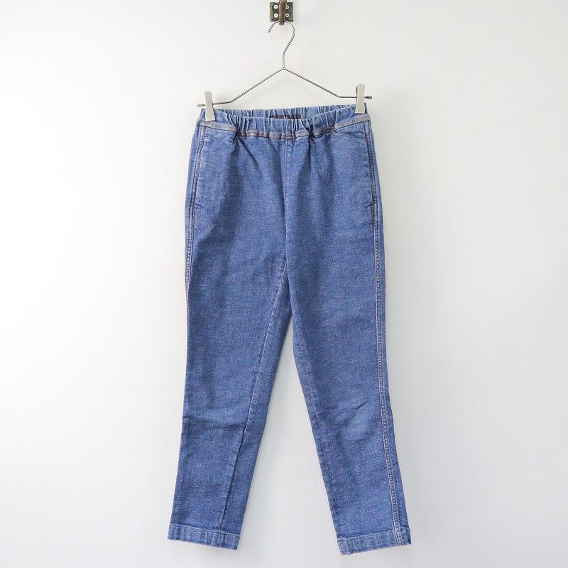 45R コットンリネンタックイージーデニムパンツ サイズ1 ネイビー