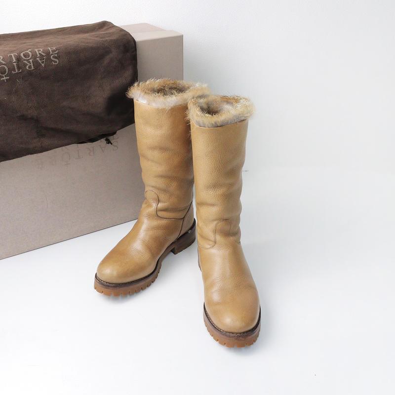 SARTORE サルトル SX351 ファー レザー エンジニアブーツ 35  