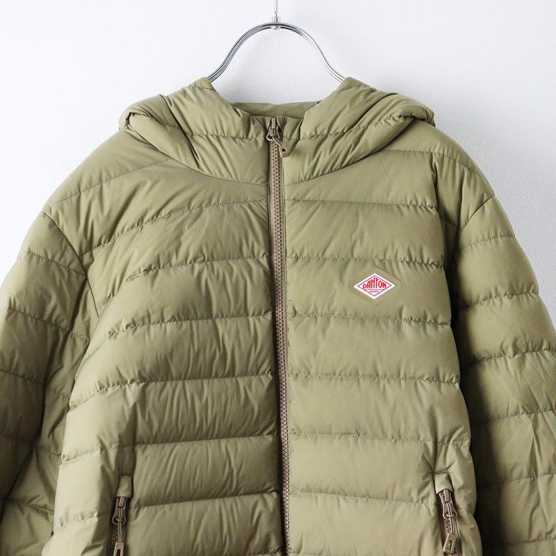 定価3.7万 2022AW ダントン DANTON ストレッチナイロン ミドルダウン 
