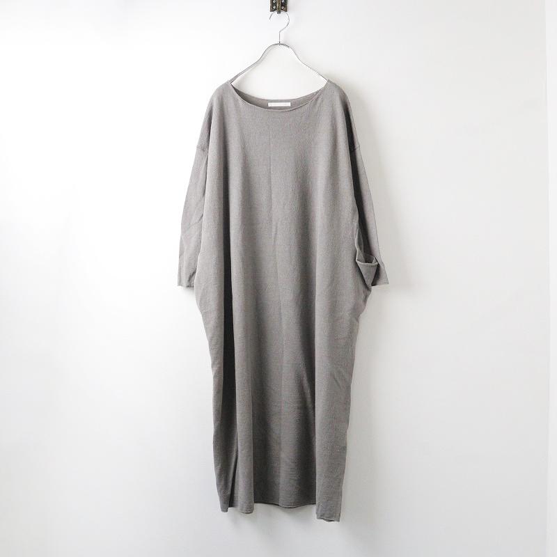 2022SS エヴァムエヴァ evam eva vie linen silk one piece リネン 