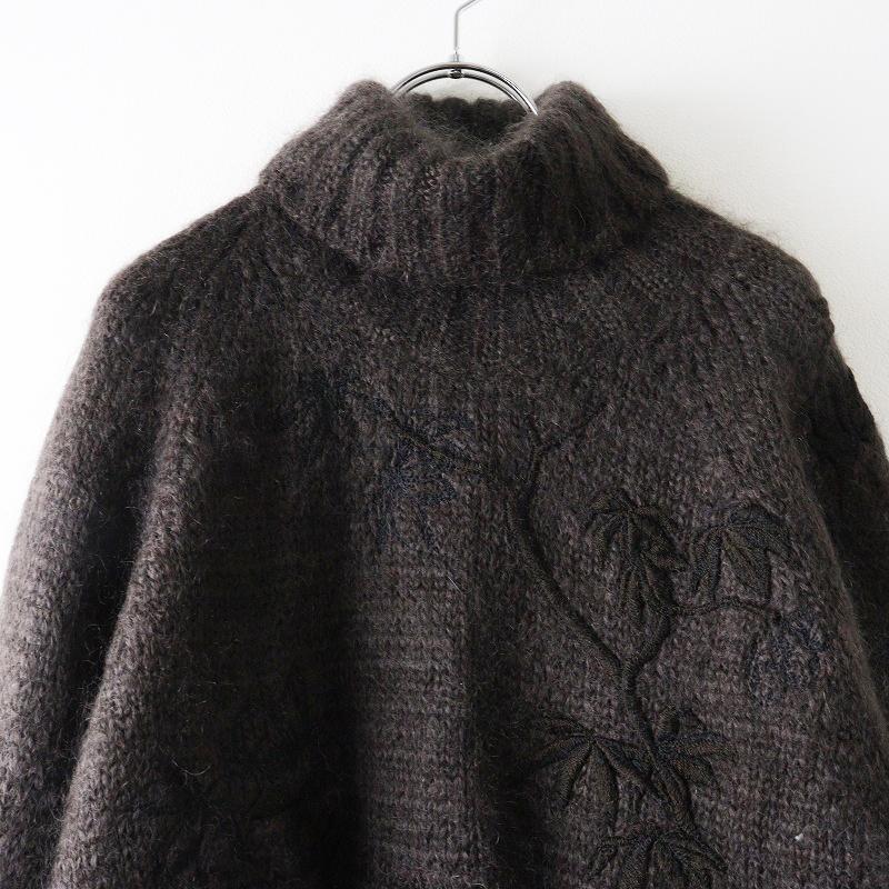 GUCCI　タートルネックニットセーター　S GUCCI（グッチ） 美品 メンズ 鳥刺〓 モヘヤシルク タートルネック