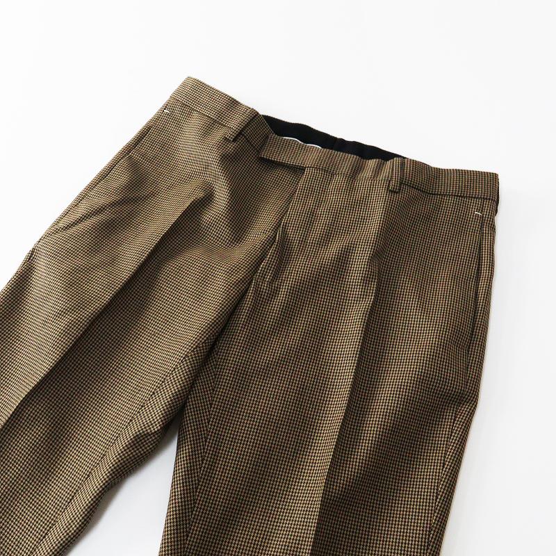美品 イタリア製 ベルルッティ Berluti 千鳥格子柄 センタープレス